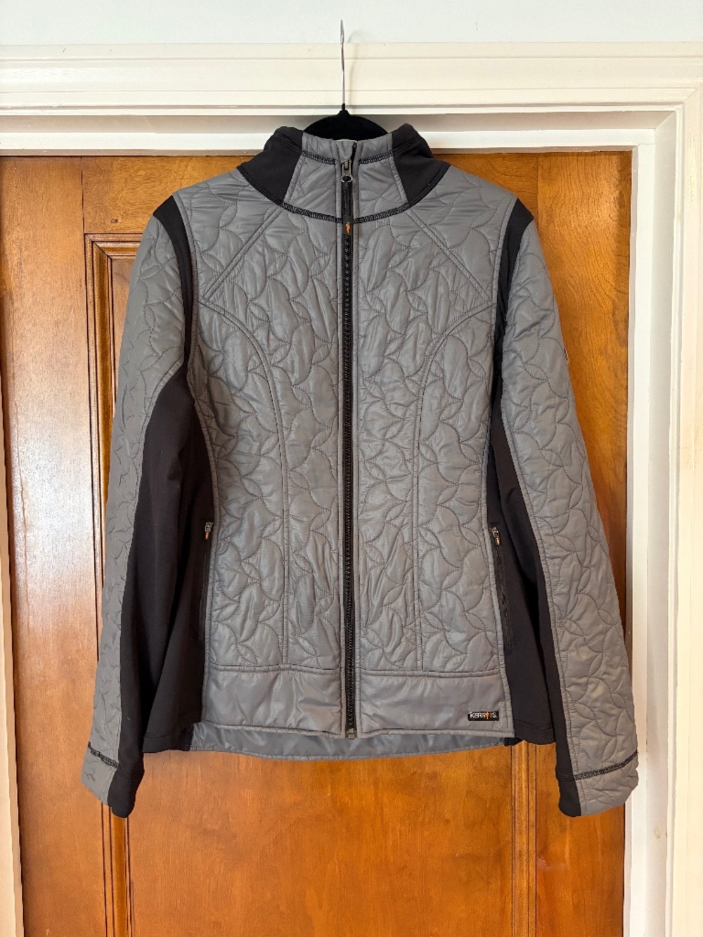 Kerrits Quilted Lightweight Jacket Grey and Black